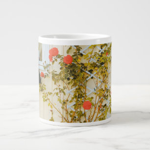 Grande Tasse Rose fenêtre encadrée à Gavle