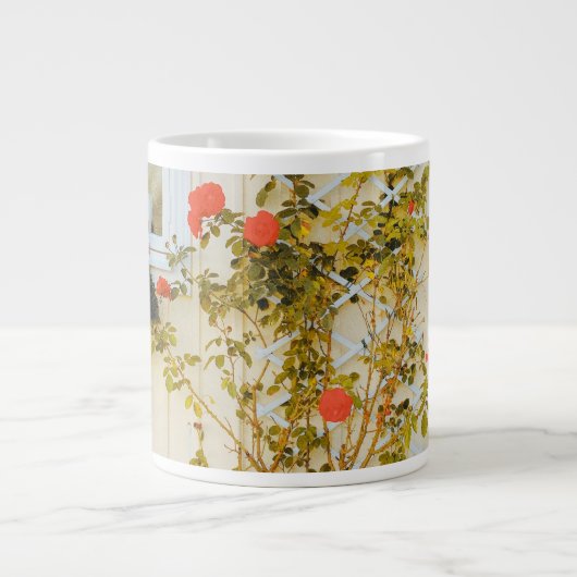 Grande Tasse Rose fenêtre encadrée à Gavle (Devant)