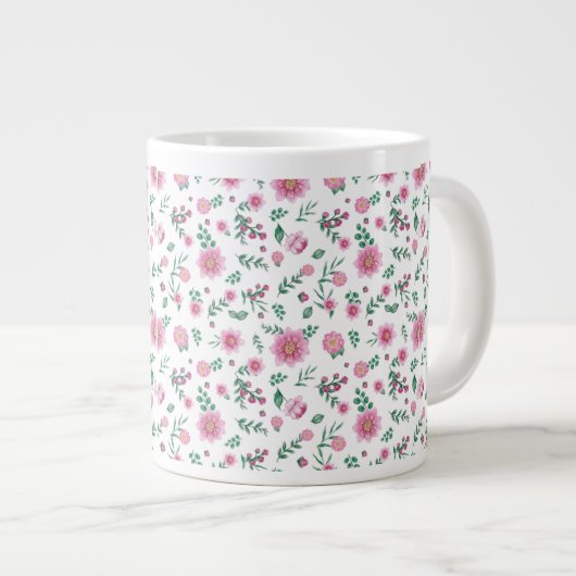 Grande Tasse Rose Roses Galore (Devant droit)