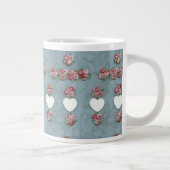 Grande Tasse Rosebuds & Coeurs (Droite)