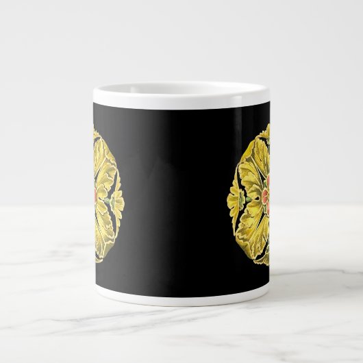 Grande Tasse Rosette architecturale antique n° 3 (Devant)