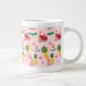 Grande Tasse ROUGE ET ROSE AVEC IMPRIMANTES WATERMELONpecialty  (Droite)
