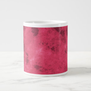 Grande Tasse Rouge rose amour inspiré grunge abstrait design ar
