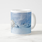 Grande Tasse rouler de l'argent sur l'hameçon de poisson (Devant droit)