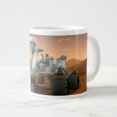 Grande Tasse Rover Curiosity Du Laboratoire Scientifique Mars.  (Devant droit)