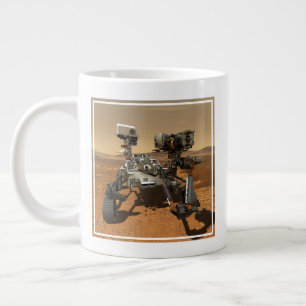 Grande Tasse Rover De La Persévérance Qui Fonctionne Sur La Sur
