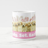 Grande Tasse Row of Puppy Bunnies (Devant)
