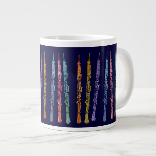 Grande Tasse Ruban d'Oboes (Devant droit)