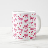 Grande Tasse Rubans roses (Devant droit)