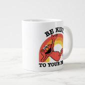 Grande Tasse Rue Sésame | Elmo Soyez gentil avec votre esprit (Devant droit)