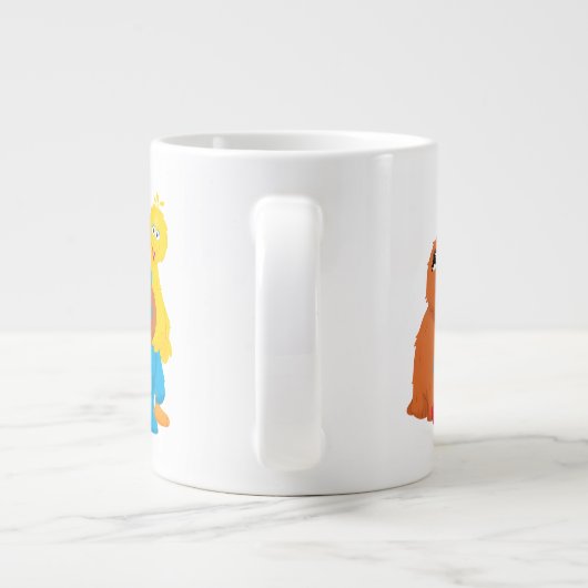 Grande Tasse Rue Sésame | Groupe Hug (Dos)