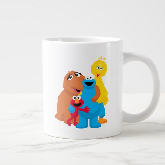 Grande Tasse Rue Sésame | Groupe Hug (Droite)