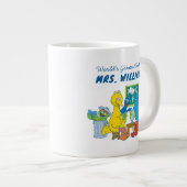 Grande Tasse Rue Sésame | Le plus grand enseignant du monde (Devant droit)