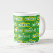 Grande Tasse Rue Sésame | Logo couleur complète (Devant droit)