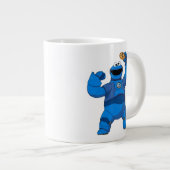 Grande Tasse Rue Sésame | Méca Builders Cookie Monster (Devant droit)