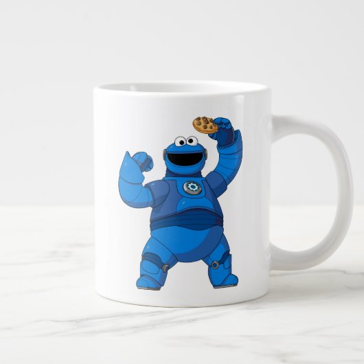 Grande Tasse Rue Sésame | Méca Builders Cookie Monster (Droite)