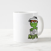 Grande Tasse Rue Sésame | Oscar le Grouch Nope! (Devant droit)