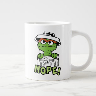 Grande Tasse Rue Sésame Oscar le Grouch Nope!