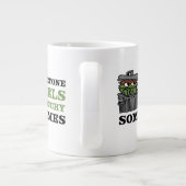 Grande Tasse Rue Sésame | Oscar le Grouch se sent Grouch (Dos)