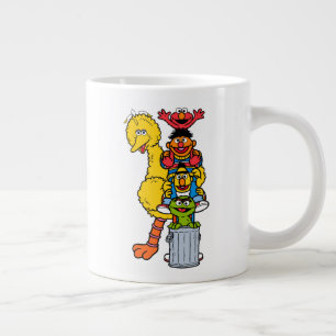 Grande Tasse Rue Sésame   Pose Pals Street Sesame