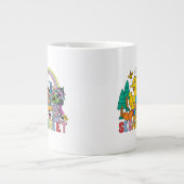Grande Tasse Rue Sésame | Rainbow Wave (Devant)