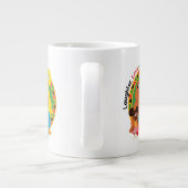 Grande Tasse Rue Sésame | Rire, amour et unité (Dos)