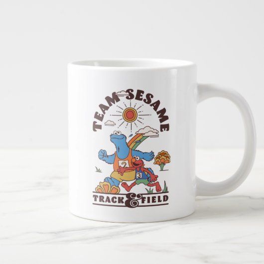 Grande Tasse Rue Sésame | Team Sesame Track & Field (Droite)