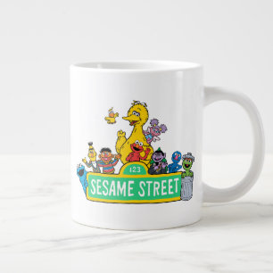 Grande Tasse Rue Sésame   Tout autour de l'enseigne de la rue S