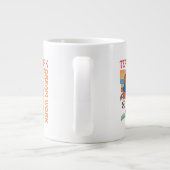 Grande Tasse Rue Sésame | Travail d'équipe Ernie & Bert (Dos)