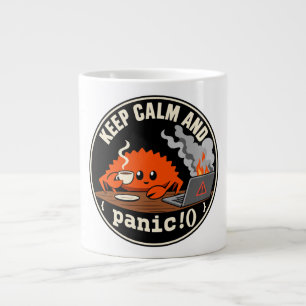 Grande Tasse Rust Ferris Crabe mascotte de programmation