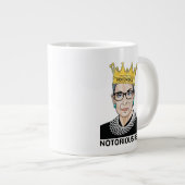 Grande Tasse Ruth Bader Ginsburg Mug, célèbre RBG (Devant droit)