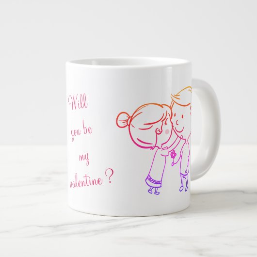 Grande Tasse Saint-Valentin (Devant droit)