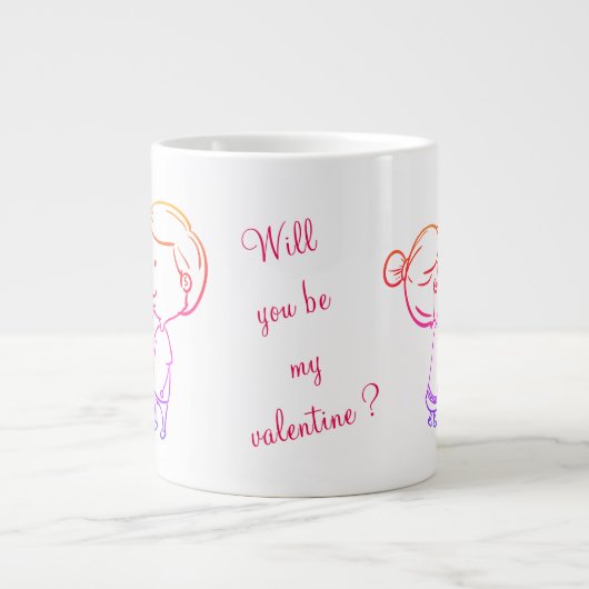 Grande Tasse Saint-Valentin (Devant)