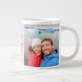 Grande Tasse Saint-Valentin Cœur Amour 2 Photos (Droite)