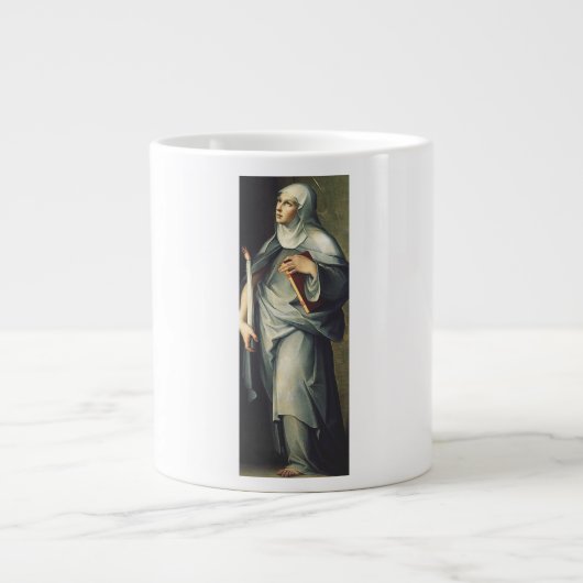 Grande Tasse Sainte Brigitte de Suède Mystique médiévale (Devant)