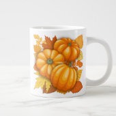 Grande Tasse Saison d'automne Halloween Citrouille Motif (Droite)