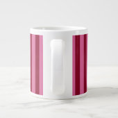 Grande Tasse Salsa Flamingo Rayure Rose (Dos)