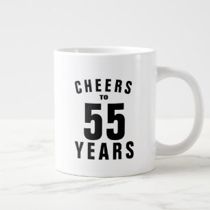 Grande Tasse Salue le 55e cadeau d'anniversaire pour lui