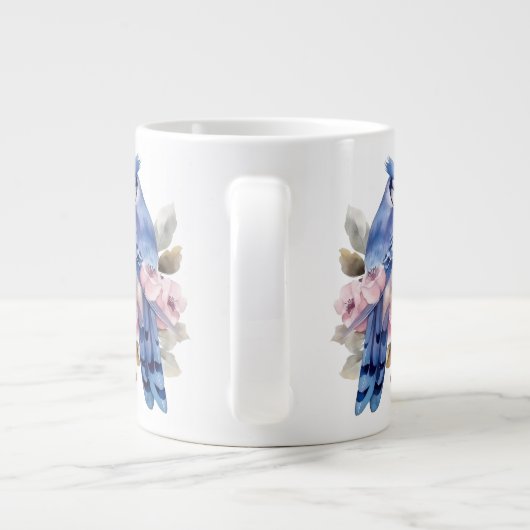 Grande Tasse Salutation Blue Jay (Dos)