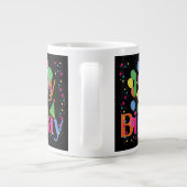 Grande Tasse Salutations d'anniversaire (Dos)