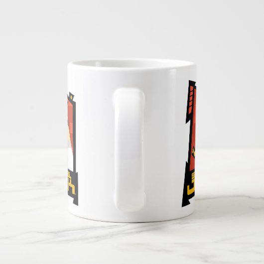 Grande Tasse Samurai Jack Smiling Futuristic Frame Graphic (Dos)