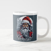 Grande Tasse Samurai Père Noël Warrior Christmas Art Cadeau (Droite)