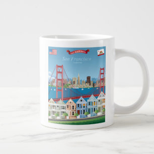 Grande Tasse San Francisco, CA  La Ville Au Bord De La Baie