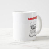 Grande Tasse Sandwich (Devant droit)