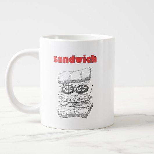 Grande Tasse Sandwich (Gauche)