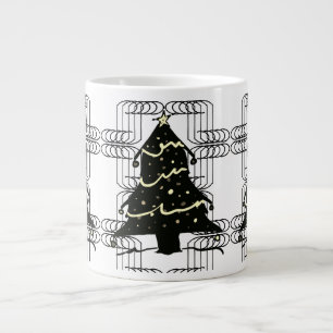 Grande Tasse Sapin de Noël Moderne Chic et Inhabituel