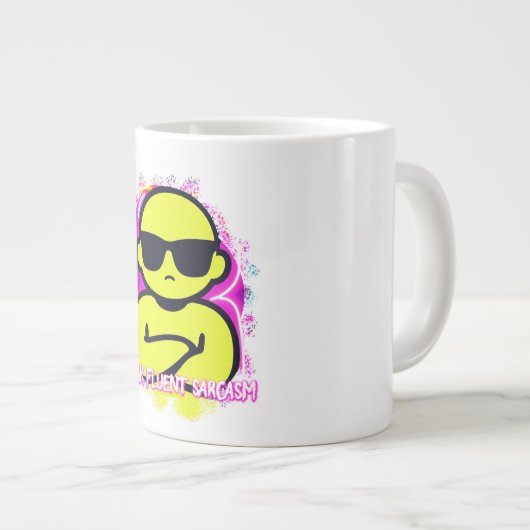 Grande Tasse Sarcasm meme (Devant droit)