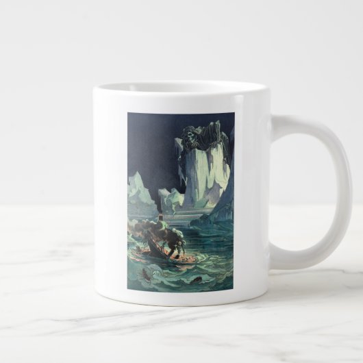Grande Tasse Sargasso Sea Grim Reaper & Sinking du Titanic (Droite)