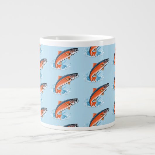 Grande Tasse Saumon (Devant)
