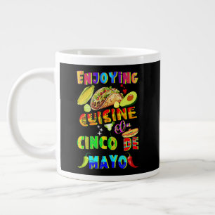 Grande Tasse Savourez Une Cuisine Sur Le Cinco De Mayo